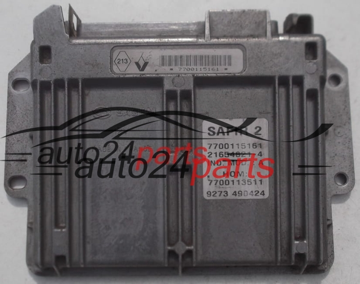 ECU CENTRALITA DE MOTOR RENAULT CLIO TWINGO 1.2 SAGEM 21654821-4, 216548214, 7700115161, 7700113511