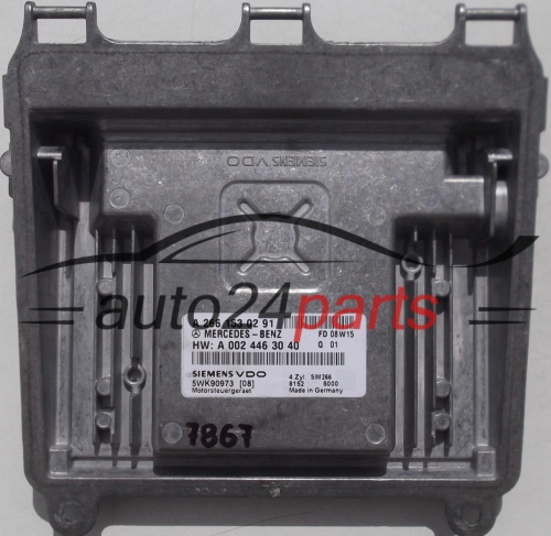 Motorsteuergerät  MERCEDES A2661530291 2661530291 A0024463040 0024463040 SIEMENS 5WK90973 -