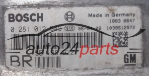 KOMPUTER STEROWNIK SILNIKA OPEL ZAFIRA 1.9 CDTI Z19DT Z19DTL Z19DTH BOSCH 0 281 012 549