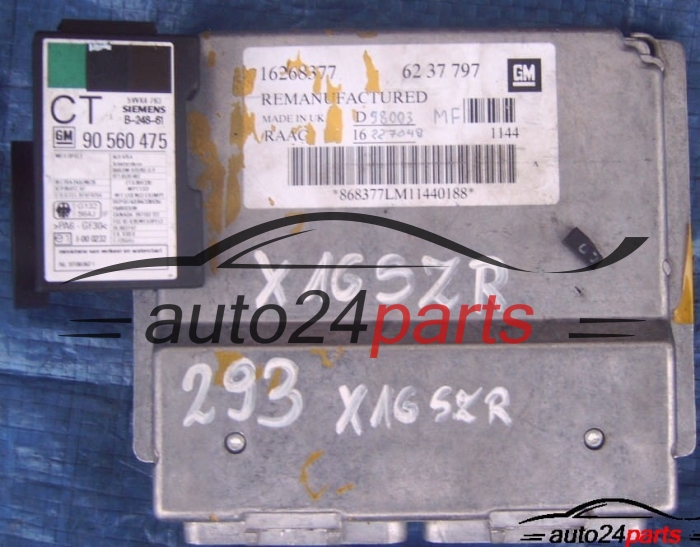 MOTORSTEUERGERÄT ECU STEUERGERAT OPEL ASTRA G 1.6 X16SZR 16268377