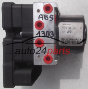 ABS HYDRAULIK-AGGREGAT MIT STEUERGERAET TOYOTA YARIS 44510-0D110, 445100D110, ATE 06.2102-1211.4, 06210212114, 06.2109-5622.3K, 06210956223K, 28.5700-8703.3, 28570087033