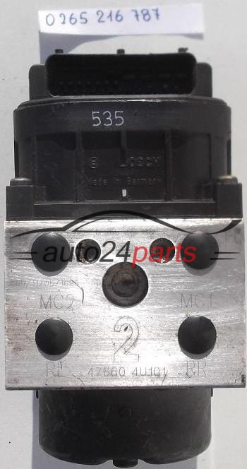 Pompa abs i sterownik NISSAN ALMERA 0265216787 476604U101 0273004505