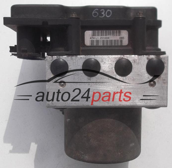 ABS POMPA I STEROWNIK NISSAN PRIMERA BOSCH 0 265 231 317, 0265231317,  47660AV712, 0 265 800 334, 0265800334