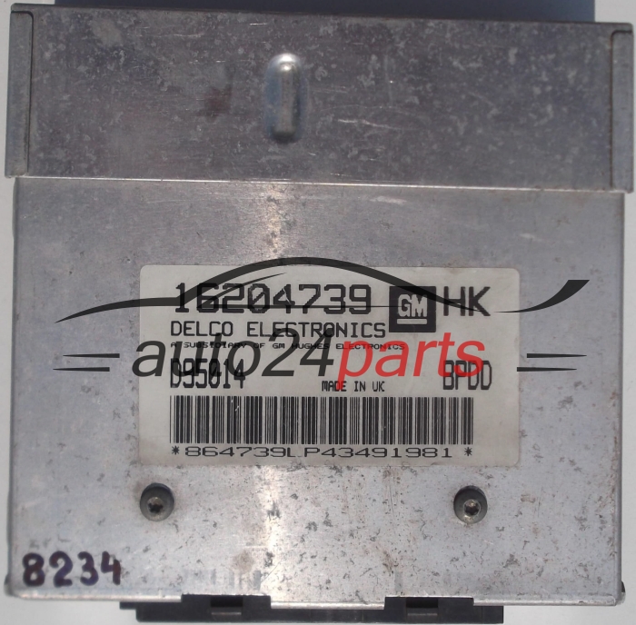 CALCULATEUR MOTEUR OPEL CORSA B 1.2, DELCO 16204739 HK, 16204739HK, D95014, BPDD