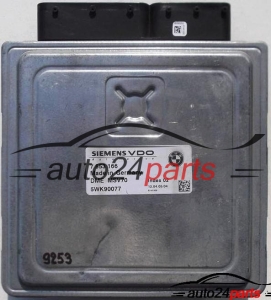 MOTORSTEUERGERÄT ECU STEUERGERAT BMW E90, 330I 2.2, SIEMENS 5WK90077, 7 553 166, 7553166, DME MSV70, DMEMSV70 