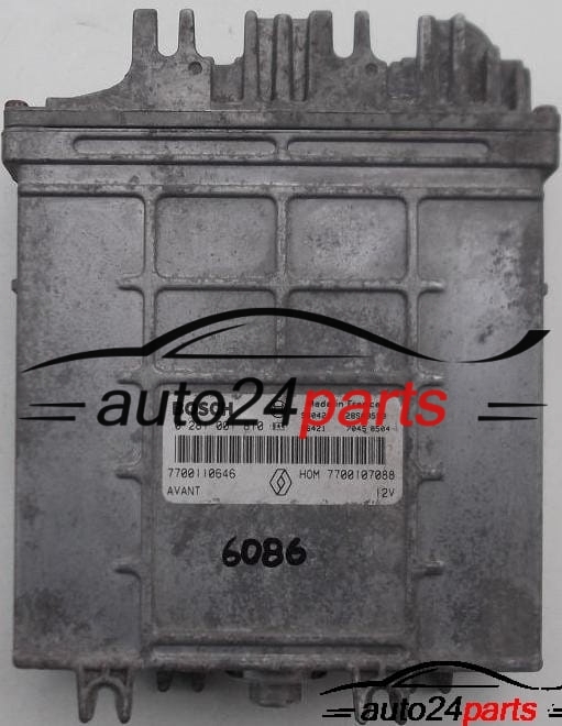 KOMPUTER STEROWNIK SILNIKA RENAULT MEGANE 1.9 DTI BOSCH 0281001810, HOM 7700107088, 7700110646