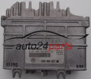MOTORSTEUERGERÄT ECU STEUERGERAT SEAT IBIZA BOSCH 0 261 204 153/154, 0261204153, 0261204154, 030 906 027 AB, 030906027AB