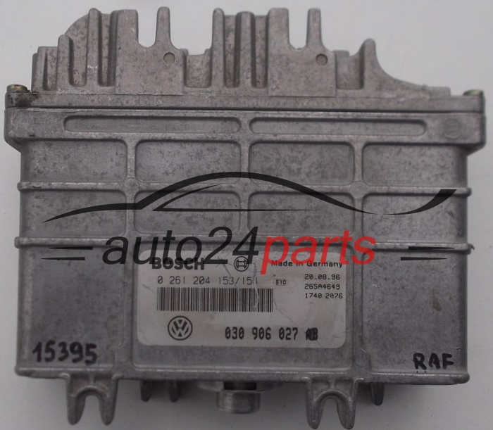 MOTORSTEUERGERÄT ECU STEUERGERAT IBIZA BOSCH 0 261 204 153/154, 0261204153, 0261204154, 030 906 027 AB, 030906027AB