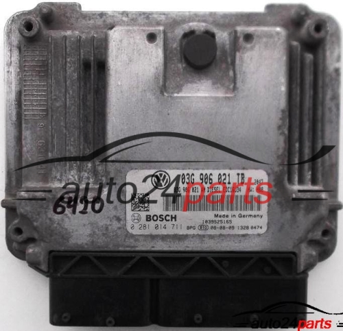 SKODA OCTAVIA 1.9 TDI BOSCH 0 281 014 711, 0281014711, 03G 906 021 TB, 03G906021TB