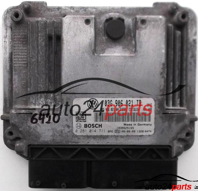 SKODA OCTAVIA 1.9 TDI BOSCH 0 281 014 711, 0281014711, 03G 906 021 TB, 03G906021TB