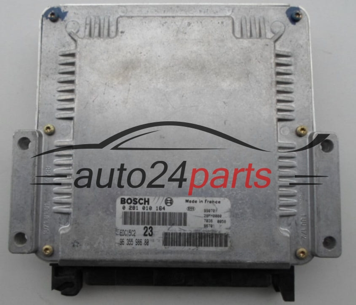 MOTORSTEUERGERÄT ECU STEUERGERÄT  CITROEN PEUGEOT 2.0 HDI BOSCH 0 281 010 164, 96 355 986 80
