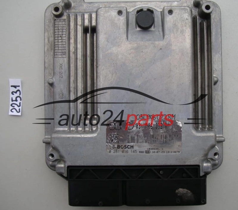 KOMPUTER STEROWNIK SILNIKA AUDI A4 2.0 TDI BOSCH 0 281 016145, 0281016145, 03L 906 022 RM, 03L906022RM, EDC17CP20