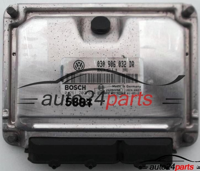 ECU CENTRALITA DE MOTOR SEAT AROSA 1.0 030 906 032 DR, 030906032DR, BOSCH 0 261 207 624, 0261207624