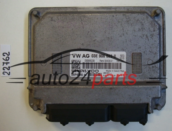 KOMPUTER STEROWNIK SILNIKA VOLKSWAGEN POLO 1.2 SIEMENS VDO 5WP40845 04, 5WP4084504, 03E 906 023 B, 03E906023B