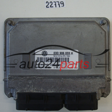KOMPUTER STEROWNIK SILNIKA VW VOLKSWAGEN FOX 1.2 BMD 03D906033H, 03D 906 033 H, SIEMENS 5WP44238 02 , BENZIN SIMOS 3PG 7000