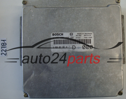 Centralita de motor Alfa Romeo 156 2.5 V6 0261206168 00606618610