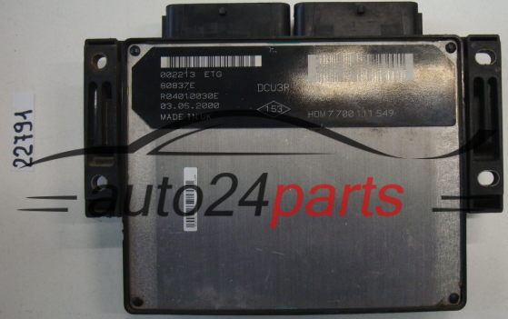 KOMPUTER STEROWNIK SILNIKA RENAULT CLIO KANGOO 1.9 D LUCAS R04010030E, 7700114876, HOM 7 700 111 549, HOM7700111549, 7700111549