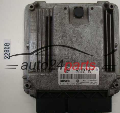 KOMPUTER STEROWNIK SILNIKA AUDI VOLKSWAGEN 2.0 TDI BOSCH 0 281 011 672, 0281011672, 03G 906 016 AP, 03G906016AP
