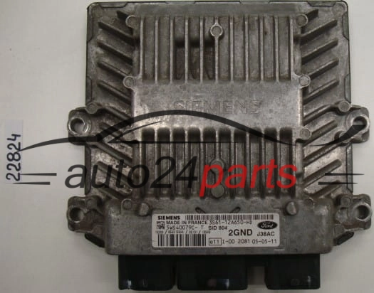 KOMPUTER STEROWNIK SILNIKA FORD FIESTA FUSION 3S61-12A650-HD, 3S6112A650HD, 5WS40079C-T, 5WS40079CT