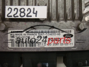 KOMPUTER STEROWNIK SILNIKA FORD FIESTA FUSION 3S61-12A650-HD, 3S6112A650HD, 5WS40079C-T, 5WS40079CT