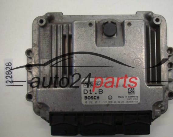 KOMPUTER STEROWNIK SILNIKA VOLVO S30 S40 S50 1.6 TDI D1.B BOSCH 0 281 011 775, 0281011775, FoMoCo 4N51-12A650-BA, 4N5112A650BA, 8692329