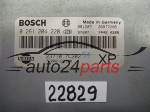 KOMPUTER STEROWNIK SILNIKA NISSAN SERENA 1.6 16V, BOSCH 0 261 204 220, 0261204220, 237107C201 XP