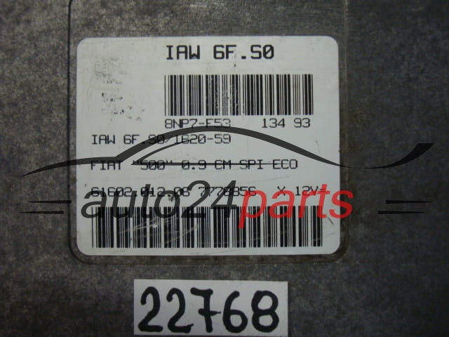 CENTRALITA DE MOTOR FIAT CINQUECENTO 500 0.9, MAGNETI MARELLI IAW 6F.S0, IAW6FS0, 7778856