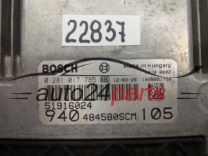 Komputer sterownik silnika Alfa Romeo Giulietta 1.6 JTDM 0281017785 51916024