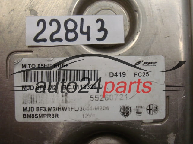 Calculateur Moteur Alfa Romeo MiTo 55260721 MJD 8F3.M2