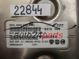 KOMPUTER STEROWNIK SILNIKA FIAT 500 MJD 9DF.X1, MJD9DFX1, 55281054