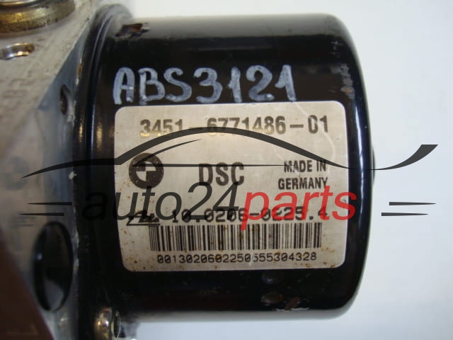 ABS POMPA I STEROWNIK BMW E 87 E90 E91 3451-6771486-01, 3451677148601, ATE 10.0206-0225.4, 10020602254, 3452 6771487-01, 3452677148701, 10096008313