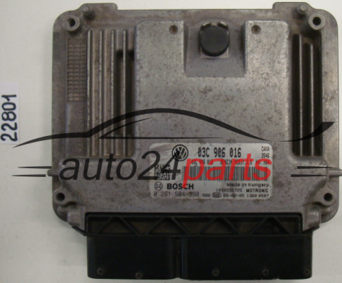 CALCULATEUR MOTEUR VW VOLKSWAGEN GOLF BOSCH 0 261 S04 390, 0261S04390, 03C 906 016, 03C906016, MED17.5.5