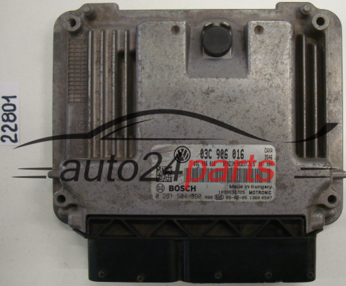 CALCULATEUR MOTEUR VW VOLKSWAGEN GOLF BOSCH 0 261 S04 390, 0261S04390, 03C 906 016, 03C906016, MED17.5.5
