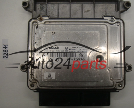 MOTORSTEUERGERÄT ECU STEUERGERAT KIA HYUNDAI BOSCH 0 261 S05 598, 0261S05598, 39110-2B522, 391102B522