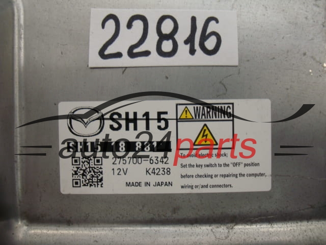 CENTRALITA DE MOTOR MAZDA CX5 SH15 18 881, SH1518881, 275700-6342, 2757006342