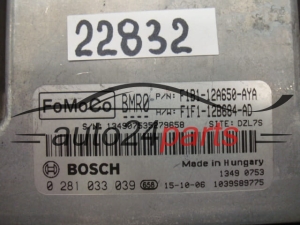 MOTORSTEUERGERÄT ECU STEUERGERAT FORD FOCUS BOSCH 0281 033 039, 0281033039, F1B1-12A650-AYA, F1B112A650AYA