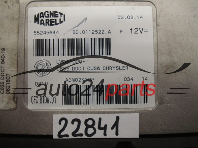 Getriebesteuergerät Steuergerät Automatik Getriebe ALFA ROMEO FIAT CFC 8TDW.01, CFC8TDW01, 55245644