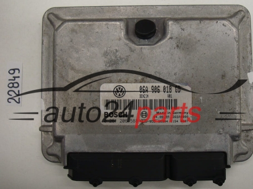 KOMPUTER STEROWNIK SILNIKA SEAT LEON TOLEDO 1.8 20V 06A 906 018 GD, 06A906018GD, BOSCH 0 261 206 588, 0261206588, 26SA0000