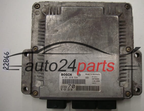 KOMPUTER STEROWNIK SILNIKA PEUGEOT 206 2.0 HDI BOSCH 0 281 010 594, 0281010594, 96 420 139 80, 9642013980