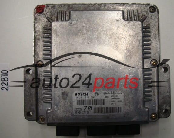 KOMPUTER STEROWNIK SILNIKA PEUGEOT 206 2.0 HDI BOSCH 0 281 010 594, 0281010594, 96 420 139 80, 9642013980