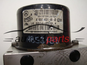 Bomba ABS y centralita MERCEDES A 006 431 48 12, A0064314812, ATE 10.0204-0530.4, 10020405304, A 037 545 36 32, A0375453632, 00.0405-964C.0, 000405964C0, 10.0925-2303.3, 10092523033