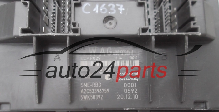 CENTRALITA DE CONFORT VW VOLKSWAGEN SEAT 6R0937086H, 5WK50392, A2C53396759