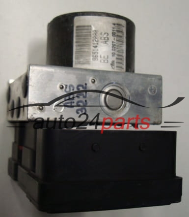 ABS POMPA I STEROWNIK CITROEN PEUGEOT 96 514 120 80, 9651412080, ATE 10.0207-0011.4, 10020700114, 10.0970-1108.3, 10097011083, 5WK84107