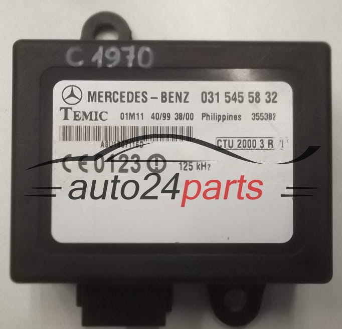 CENTRALKA MODUL IMMO IMMOBILIZER MERCEDES SPRINTER VITO, 031 545 58 32, 0315455832, PGT00005382, 2807104260
