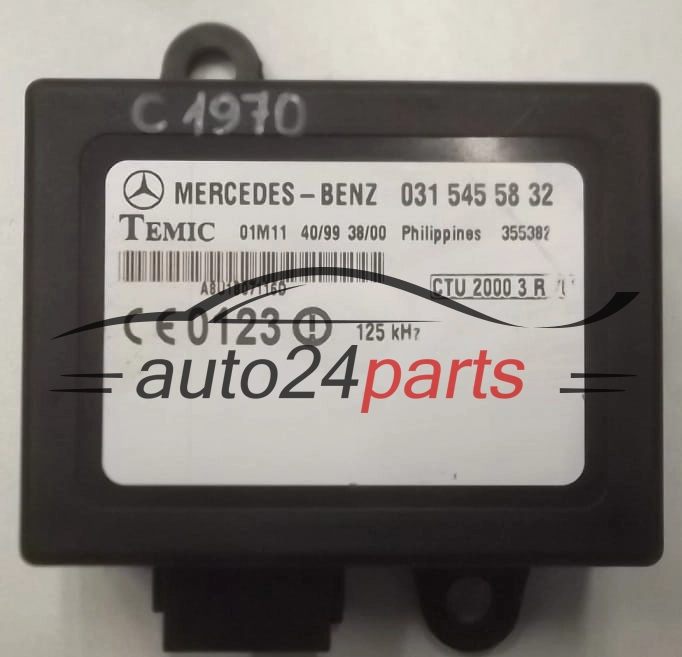 CENTRALKA MODUL IMMO IMMOBILIZER MERCEDES SPRINTER VITO, 031 545 58 32, 0315455832, PGT00005382, 2807104260