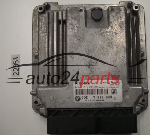 KOMPUTER STEROWNIK SILNIKA MINI COOPER 1.6 TDCI BOSCH 0 281 015 233, 0281015233, DDE 7 810 909, 7810909