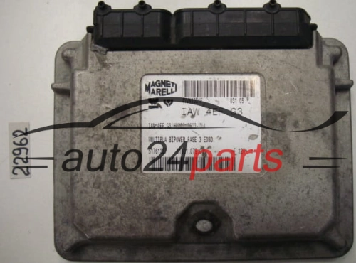 KOMPUTER STEROWNIK SILNIKA FIAT MULTIPLA BIPOWER MAGNETI MARELLI IAW 4EF.G3, IAW4EFG3, 61601.079.03, 6160107903, 51761337