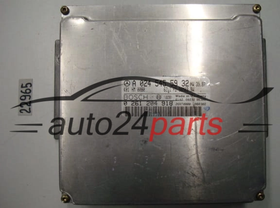 KOMPUTER STEROWNIK SILNIKA MERCEDES W163 W202 W208 280 2.8 BOSCH 0261204918, 0 261 204 918 A0245455932, 0245455932, A 024 545 59 32