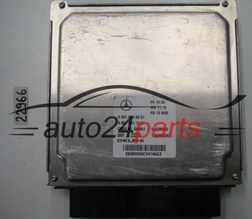 KOMPUTER STEROWNIK SILNIKA MERCEDES BENZ A6519003001, 28392035, CRD3.60 SOLENOID