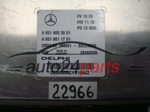 KOMPUTER STEROWNIK SILNIKA MERCEDES BENZ A6519003001, 28392035, CRD3.60 SOLENOID